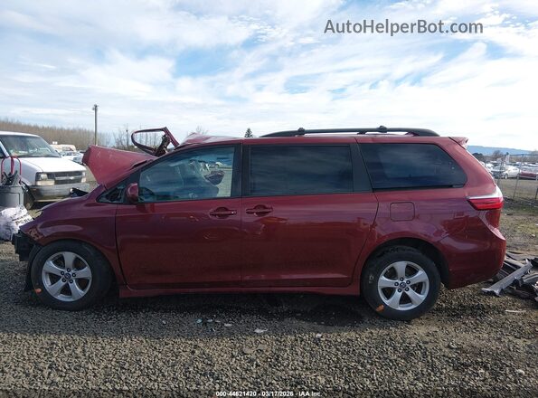 5TDKZ3DC5JS939597 2018 TOYOTA LE Red 