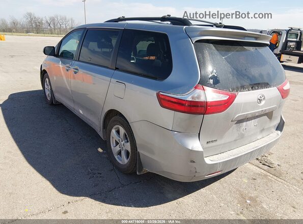 5TDKZ3DCXHS895249 2017 TOYOTA LE Silver უკანა მარცხენა