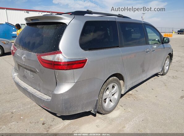5TDKZ3DCXHS895249 2017 TOYOTA LE Silver უკანა მარჯვენა