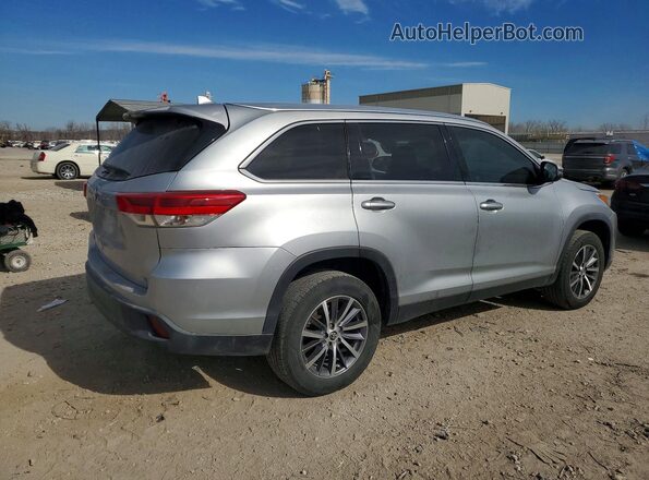 5TDKZRFH5KS313187 2019 TOYOTA HIGHLANDER Серый Задняя правая четверть