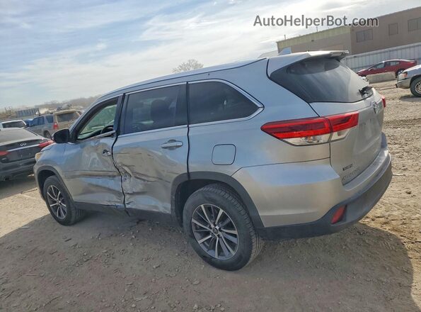5TDKZRFH5KS313187 2019 TOYOTA HIGHLANDER Серый Задняя левая четверть