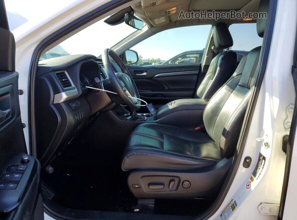5TDKZRFH6KS348580 2019 TOYOTA HIGHLANDER Белый 
