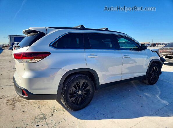 5TDKZRFH7KS353514 2019 TOYOTA HIGHLANDER White Tył prawy