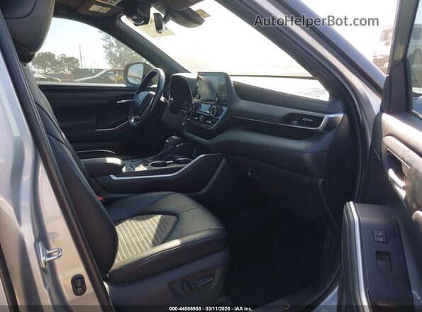 5TDLZRAH2MS066046 2021 TOYOTA HIGHLANDER Серебряный Вид салона спереди