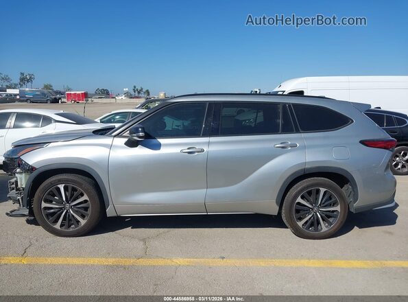 5TDLZRAH2MS066046 2021 TOYOTA HIGHLANDER Серебряный Панорамный вид салона 360°