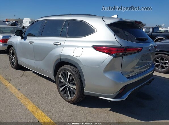 5TDLZRAH2MS066046 2021 TOYOTA HIGHLANDER Серебряный Задняя левая четверть