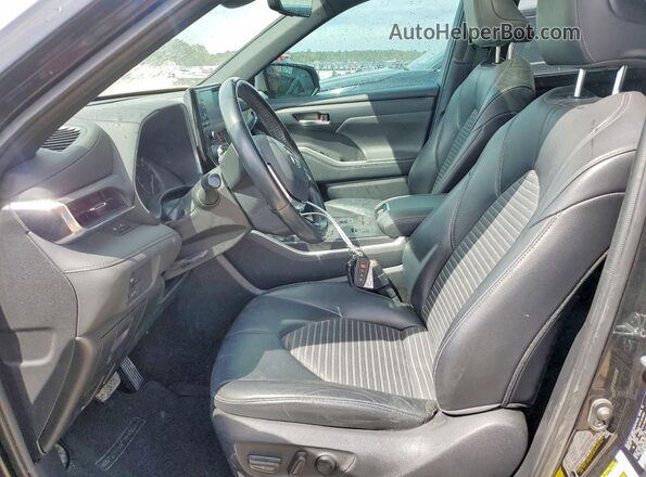 5TDLZRAH7MS052563 2021 TOYOTA HIGHLANDER Black Vista interior delantera