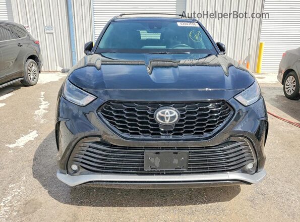 5TDLZRAH7MS052563 2021 TOYOTA HIGHLANDER Black Vista frontal
