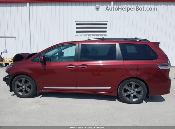 5TDXK3DC3GS744181 2016 TOYOTA SIENNA Красный 