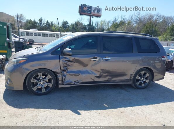 5TDXK3DC8GS700869 2016 TOYOTA SIENNA Gray Սալոնի 360 աստիճան տեսք