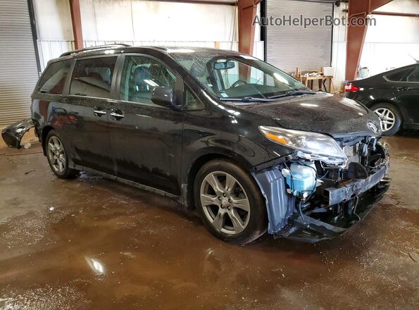 5TDXZ3DC7HS898308 2017 TOYOTA SIENNA Black Przód prawy