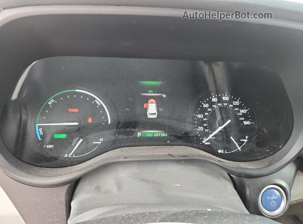 5TDYRKEC3NS094192 2022 TOYOTA SIENNA Silver Widok zestawu wskaźników