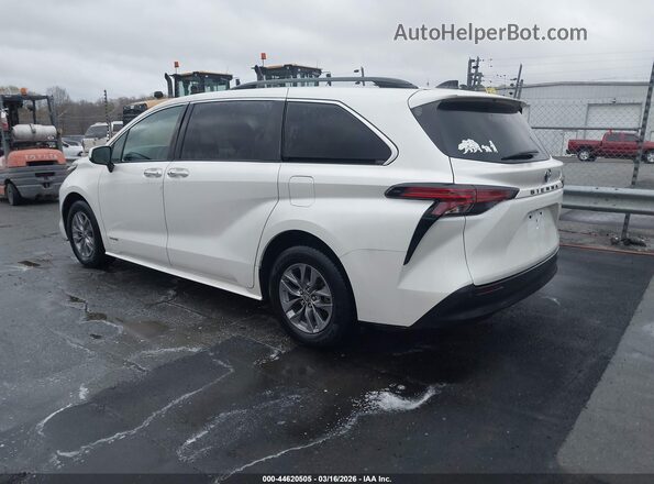 5TDYRKEC4MS046800 2021 TOYOTA LE White Հետևի ձախ