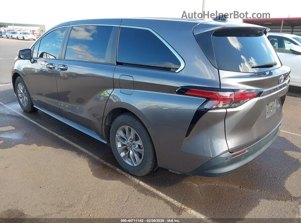 5TDYRKEC4MS059417 2021 TOYOTA LE Black Задня ліва чверть