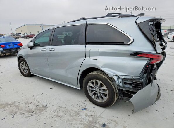5TDYRKECXMS034781 2021 TOYOTA SIENNA Silver Հետևի ձախ