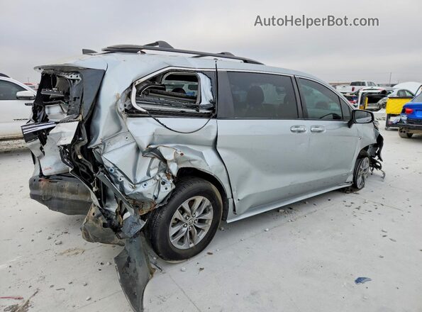 5TDYRKECXMS034781 2021 TOYOTA SIENNA Silver Հետևի աջ