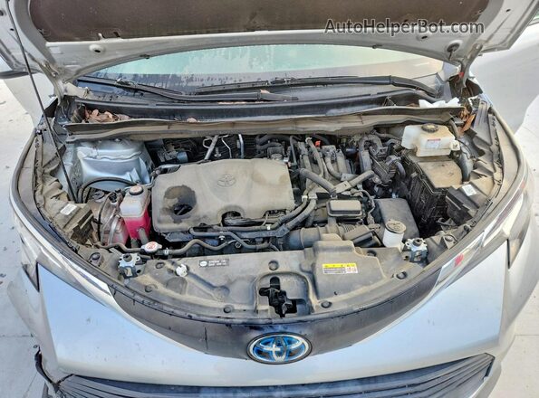 5TDYRKECXMS034781 2021 TOYOTA SIENNA Silver Շարժիչի բաժամունքի տեսք