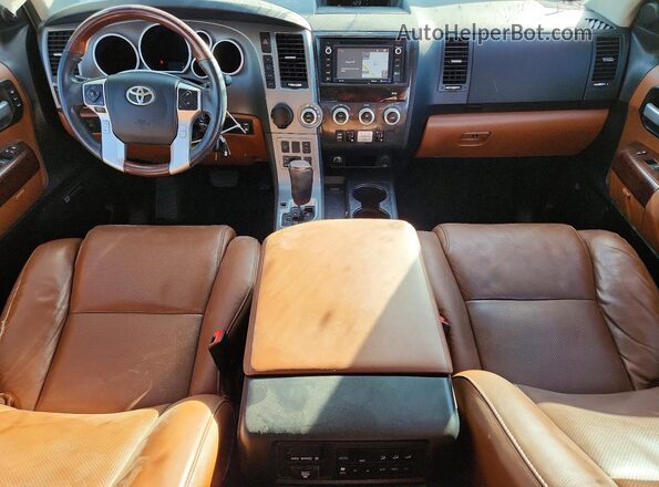 5TDYY5G14GS064332 2016 TOYOTA SEQUOIA Белый Вид панели приборов