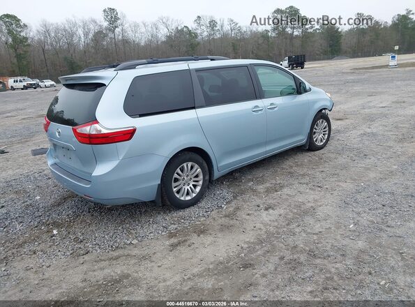 5TDYZ3DC7HS874756 2017 TOYOTA LE Blue Rear right