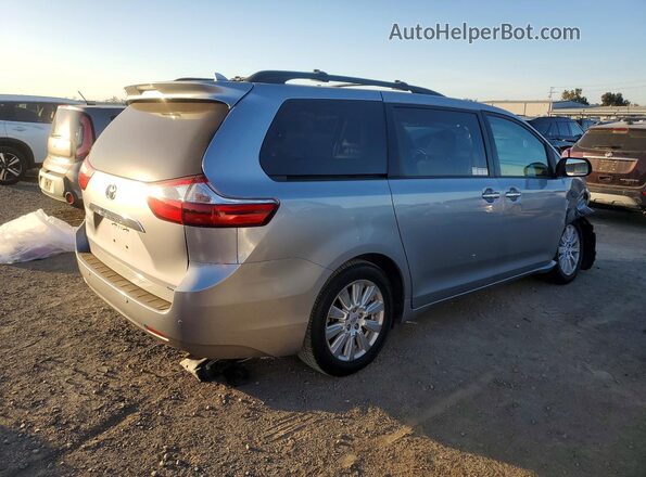 5TDYZ3DC9HS790826 2017 TOYOTA LIMITED Серый Задняя правая четверть