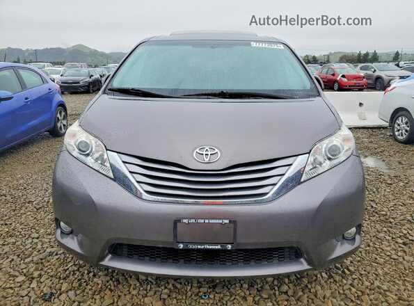 5TDYZ3DC9HS861216 2017 TOYOTA LE Gray Front view