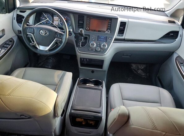 5TDYZ3DCXLS078706 2020 TOYOTA SIENNA White Widok deski rozdzielczej