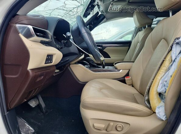 5TDYZRAH4MS519623 2021 TOYOTA LIMITED White Вид салону спереду