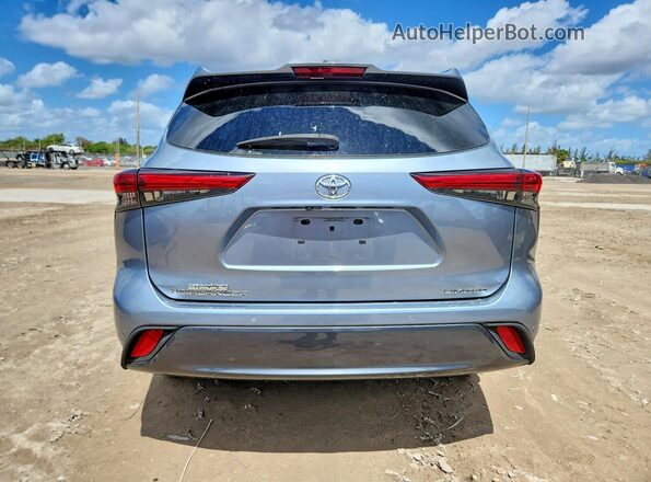 5TDYZRAH7MS037065 2021 TOYOTA LIMITED Gray Հետևի տեսք