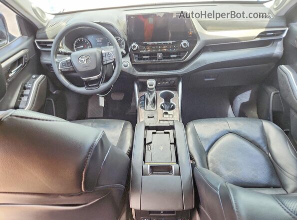 5TDYZRAH7MS037065 2021 TOYOTA LIMITED Gray Առջևի վահանակի տեսք