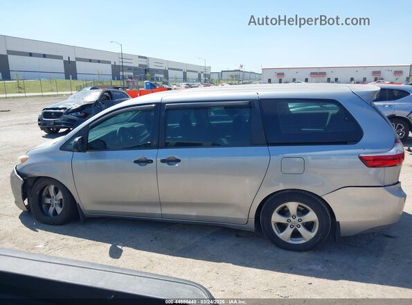 5TDZK3DC9GS703191 2016 TOYOTA SIENNA Silver 