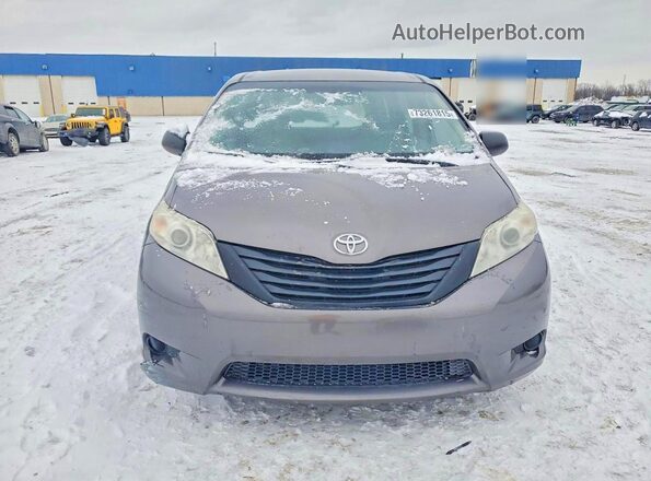 5TDZK3DC9GS750186 2016 TOYOTA SIENNA Gray 