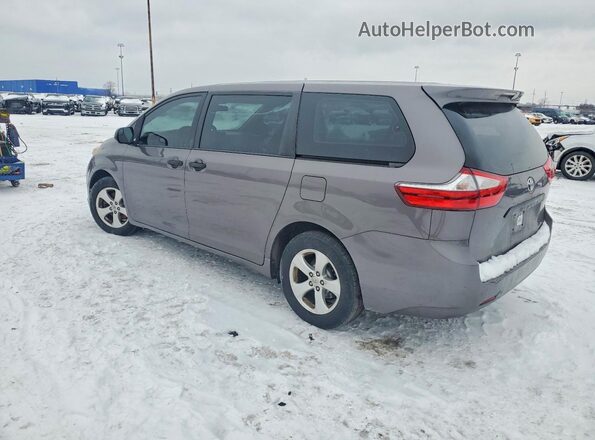5TDZK3DC9GS750186 2016 TOYOTA SIENNA Gray 