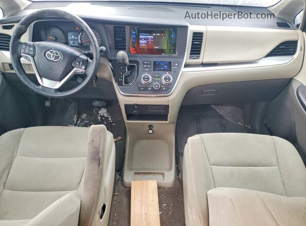 5TDZK3DC9GS750186 2016 TOYOTA SIENNA Gray 