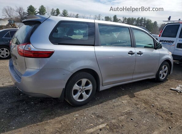 5TDZZ3DC2JS963189 2018 TOYOTA SIENNA Silver 