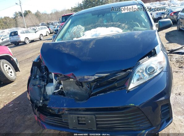 5TDZZ3DC5LS073465 2020 TOYOTA SIENNA Blue Vista interior trasera
