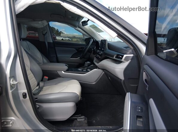 5TDZZRAH8MS536929 2021 TOYOTA LE Серебряный Вид салона спереди