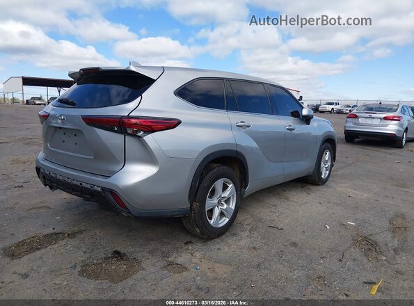 5TDZZRAH8MS536929 2021 TOYOTA LE Серебряный Задняя правая четверть