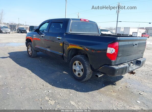 5TFAY5F10JX719686 2018 TOYOTA TUNDRA Black Rear left