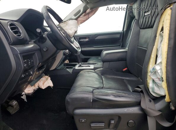 5TFAY5F15KX839565 2019 TOYOTA TUNDRA Silver Front interior view