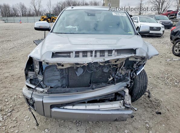 5TFAY5F15KX839565 2019 TOYOTA TUNDRA Silver Front view