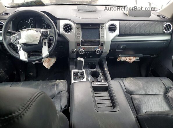 5TFAY5F15KX839565 2019 TOYOTA TUNDRA Silver Dashboard view