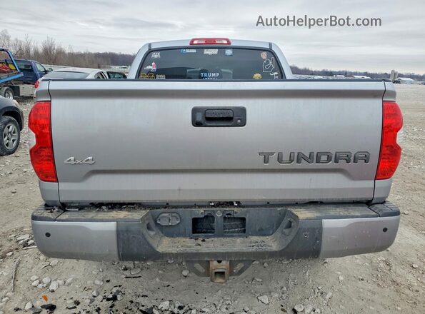 5TFAY5F15KX839565 2019 TOYOTA TUNDRA Silver Rear view