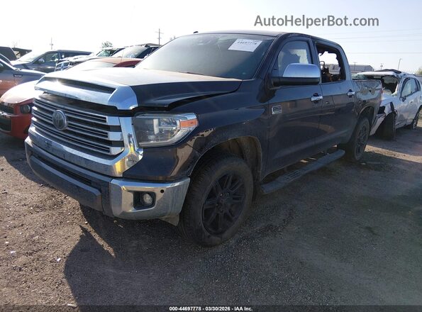5TFAY5F19KX814703 2019 TOYOTA TUNDRA Gray Vista tres cuartos delantera izquierda