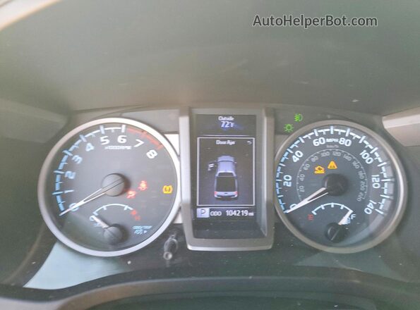 5TFAZ5CN8KX080771 2019 TOYOTA TACOMA Серебряный 