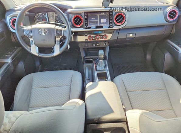 5TFAZ5CN9MX101159 2021 TOYOTA TACOMA Gray წინა პანელის ხედი