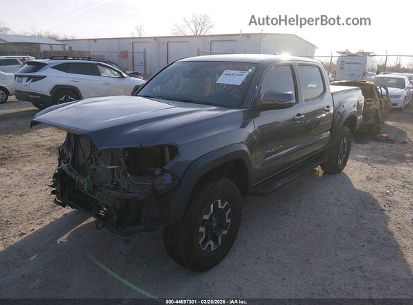 5TFCZ5AN0MX272846 2021 TOYOTA TACOMA Gray Առջևի ձախ երեք քառորդ տեսարան