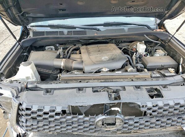 5TFDY5F13MX043235 2021 TOYOTA TUNDRA Black Rear interior view