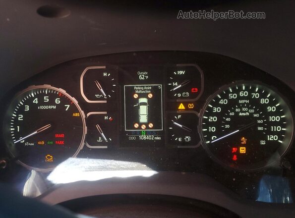 5TFDY5F17MX002610 2021 TOYOTA TUNDRA Белый Вид щитка приборов