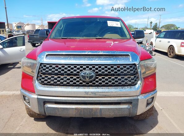 5TFDY5F17MX005099 2021 TOYOTA TUNDRA Red ხელსაწყოთა პანელის ხედი
