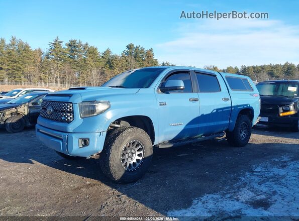 5TFDY5F1XLX877341 2020 TOYOTA TUNDRA Синий Передняя левая четверть